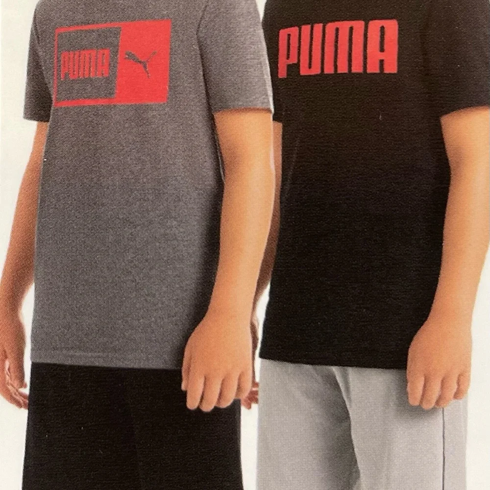 PUMA Boy 4 Piece Set Black & Grey - Picture 16 of 16